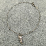 Bracciale Argento925 Con Cornetto Zirconato Art.CR1A