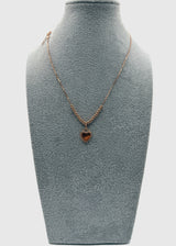 Collana Argento925 Ramata Con Cuore Zirconato Art.BA89A