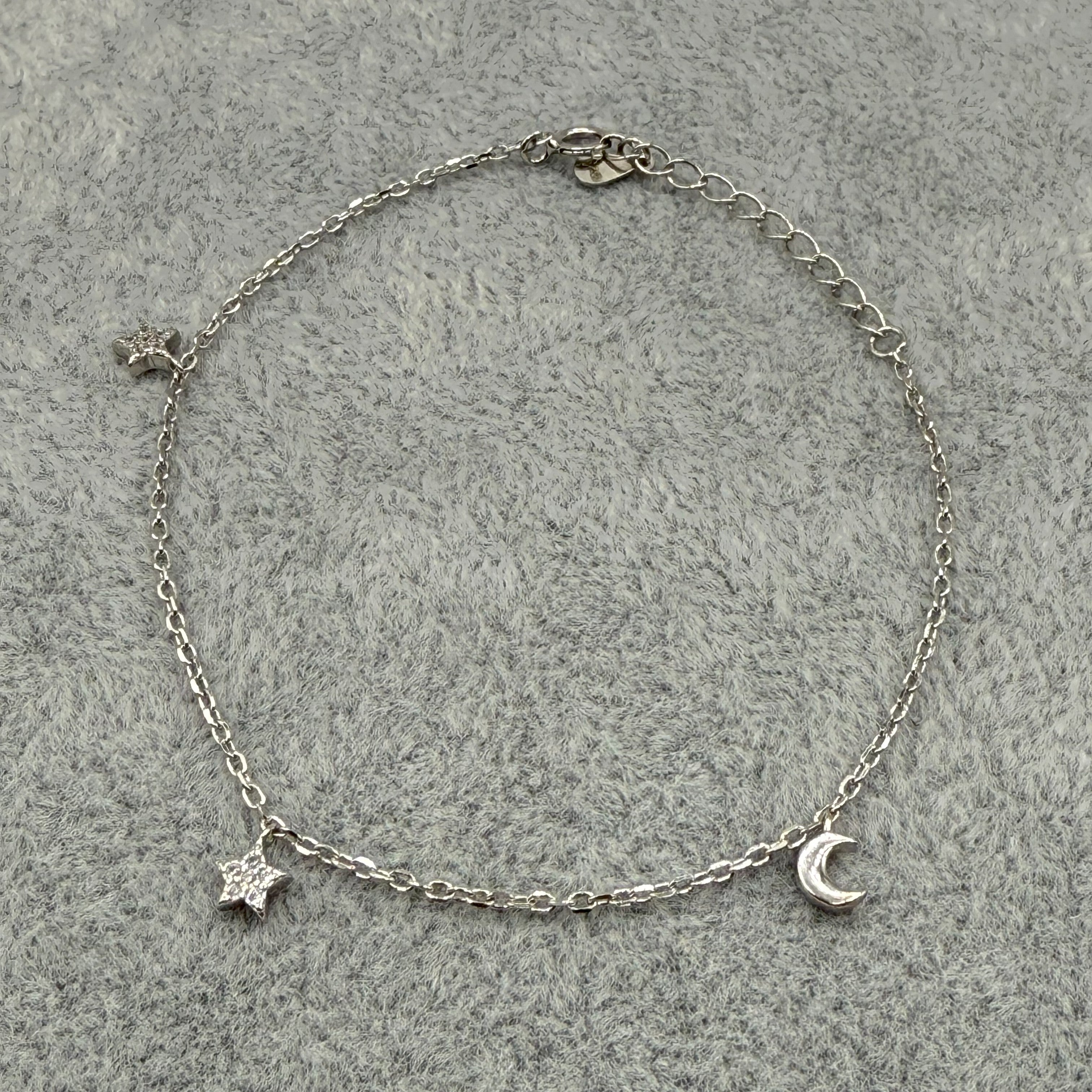 Bracciale Argento925 Con Charms Stella e Luna Art.7127W