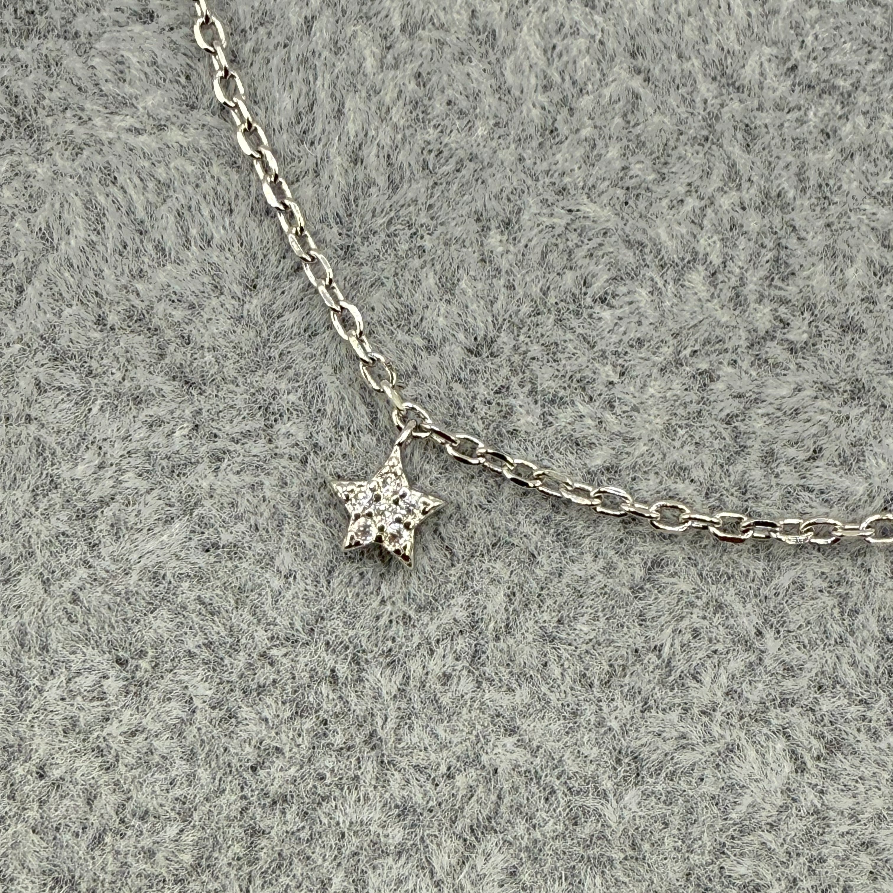 Bracciale Argento925 Con Charms Stella e Luna Art.7127W