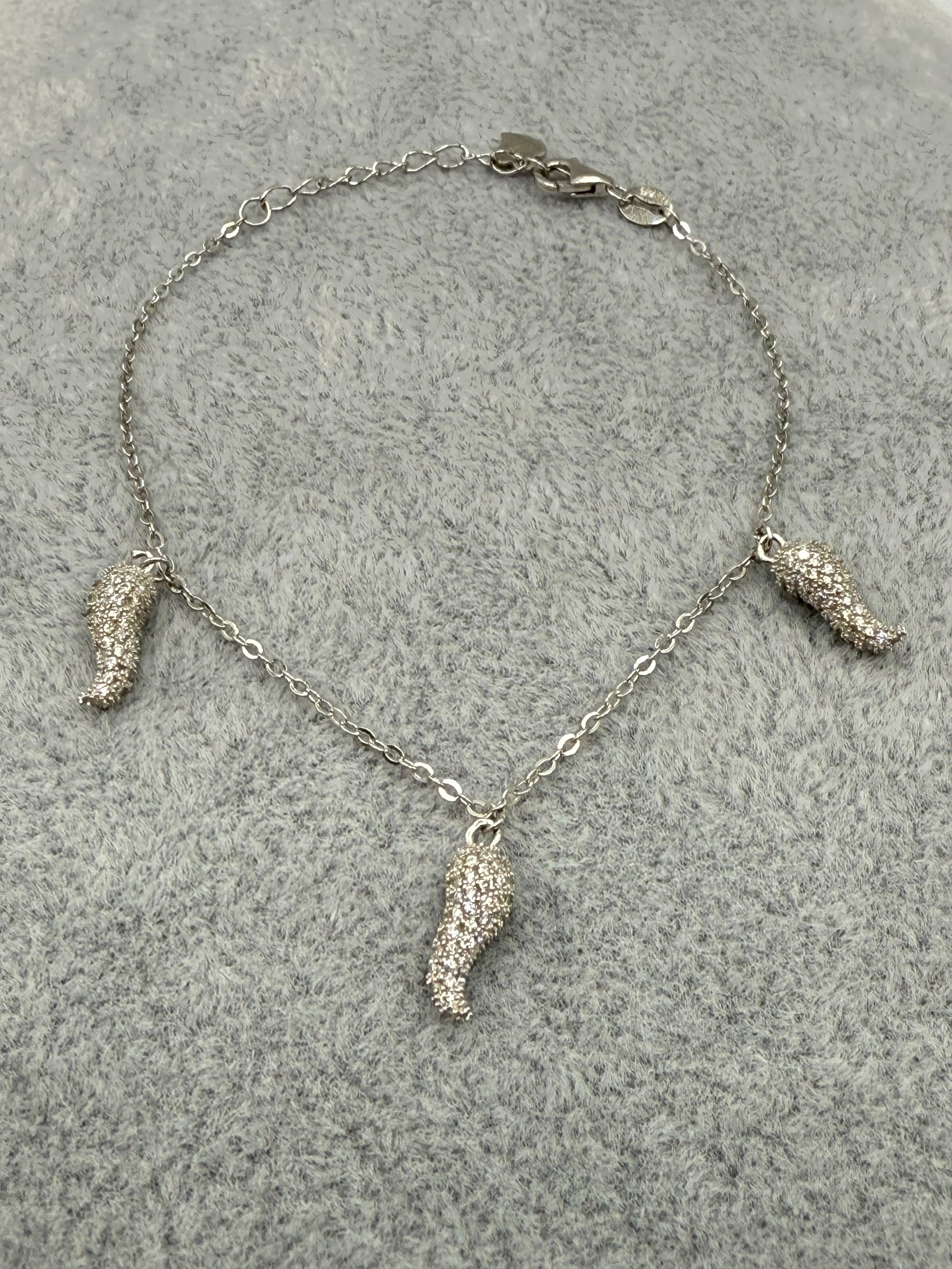 Bracciale Argento925 Con Cornetti Zirconati Art.Cr2