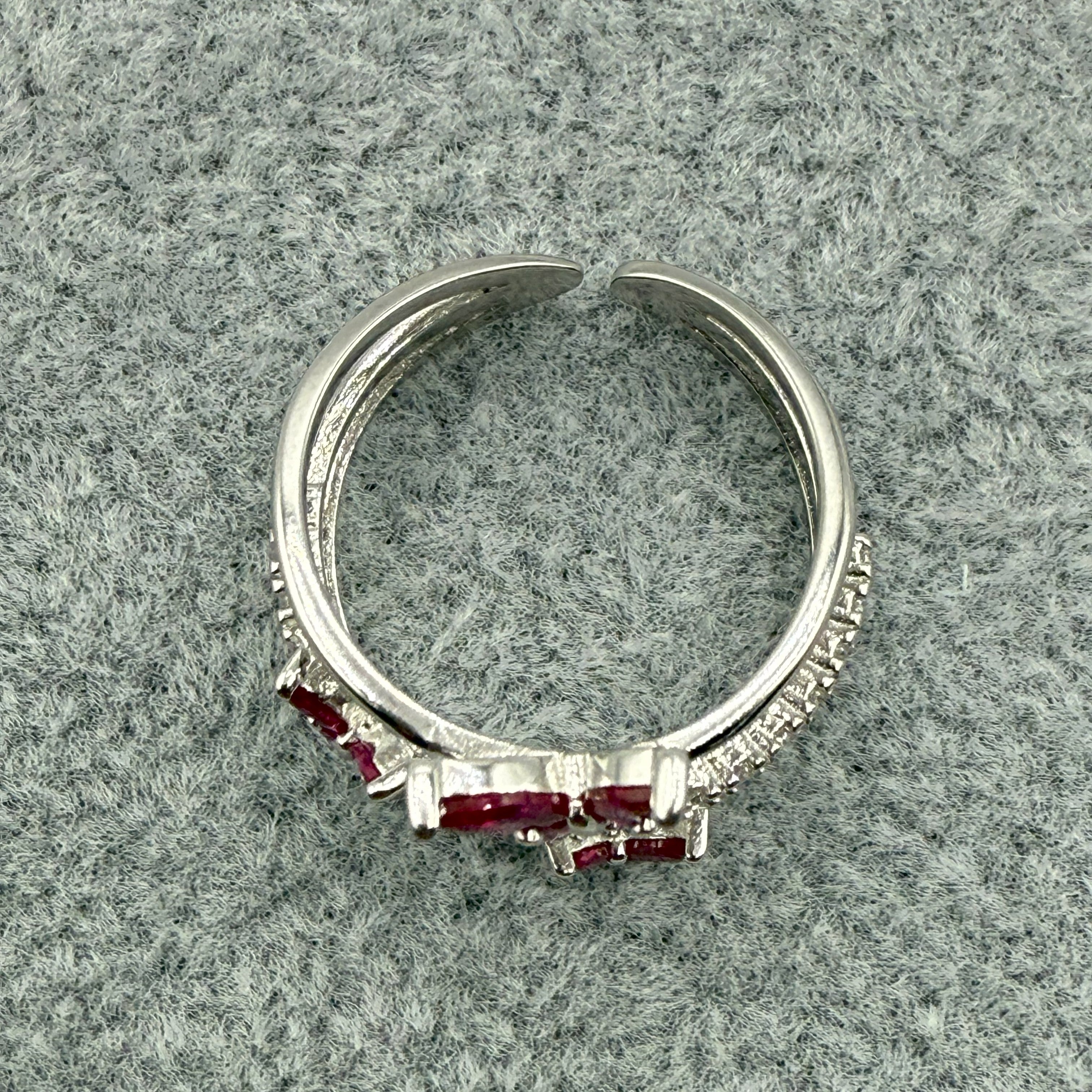 Anello Argento925 Fantasia Farfalle Zirconato Art.A75/17