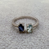 Anello Argento925 Con Zirconi Centrali Art. 9463