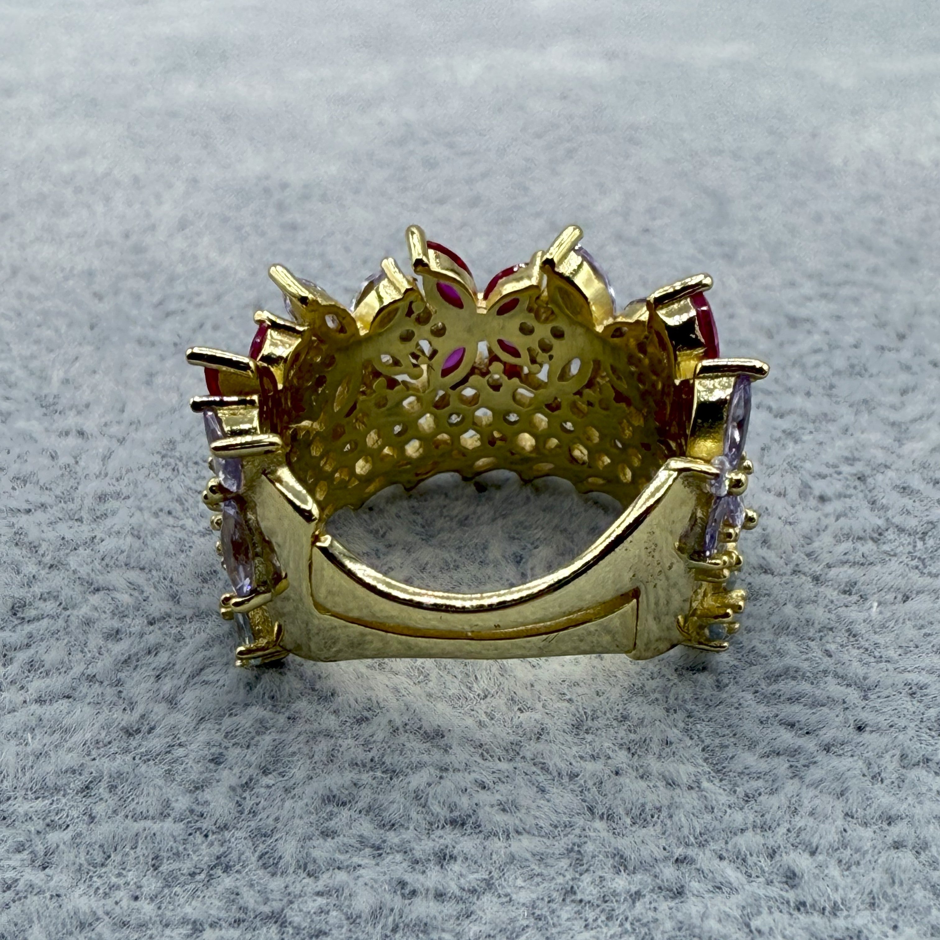 Anello Argento925 Con Zirconi Colorati Art. 7744