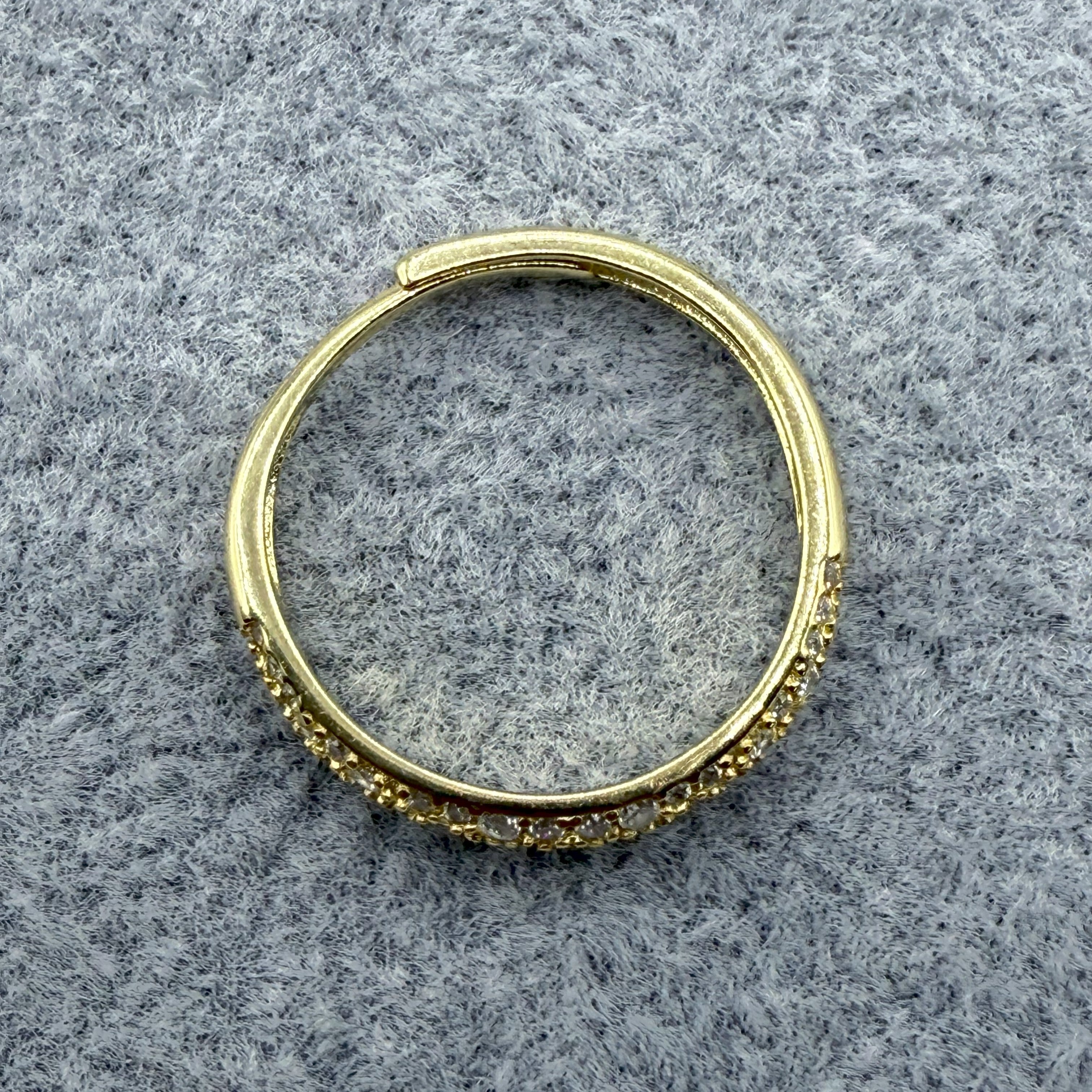 Anello Argento925 Dorato Con Zirconi Art. A100/12e