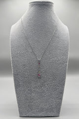 Collana Argento925 Con Cuore Pendente e Zirconi