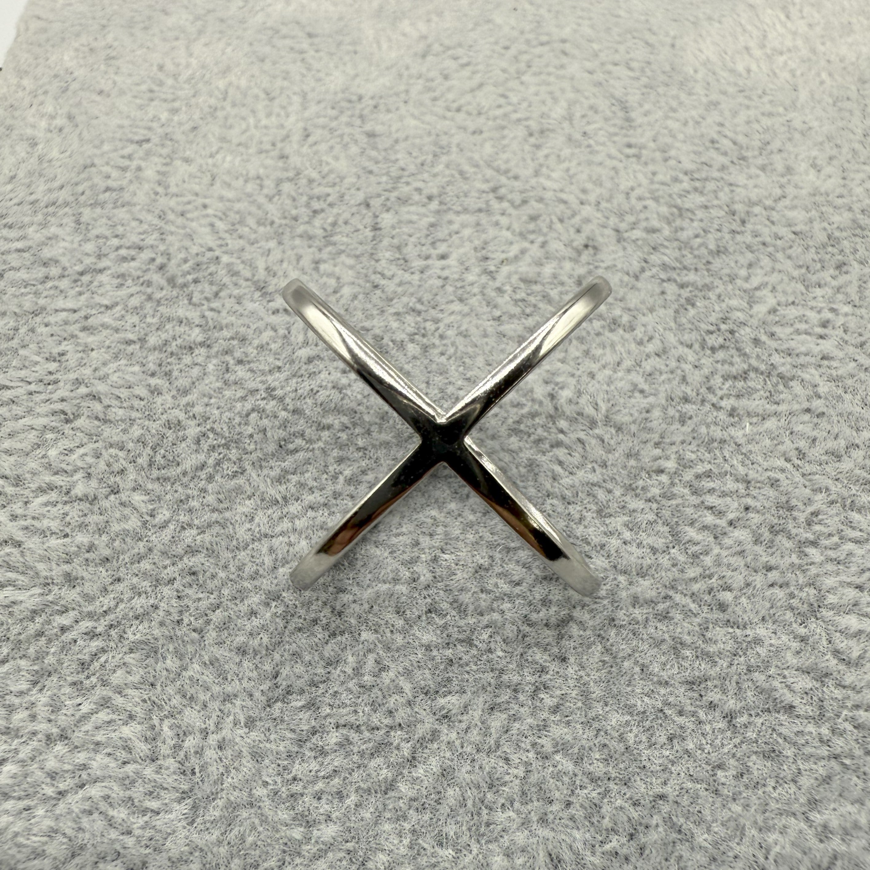 Anello Argento925 Sdoppiato Con Zirconi Art. AZ1