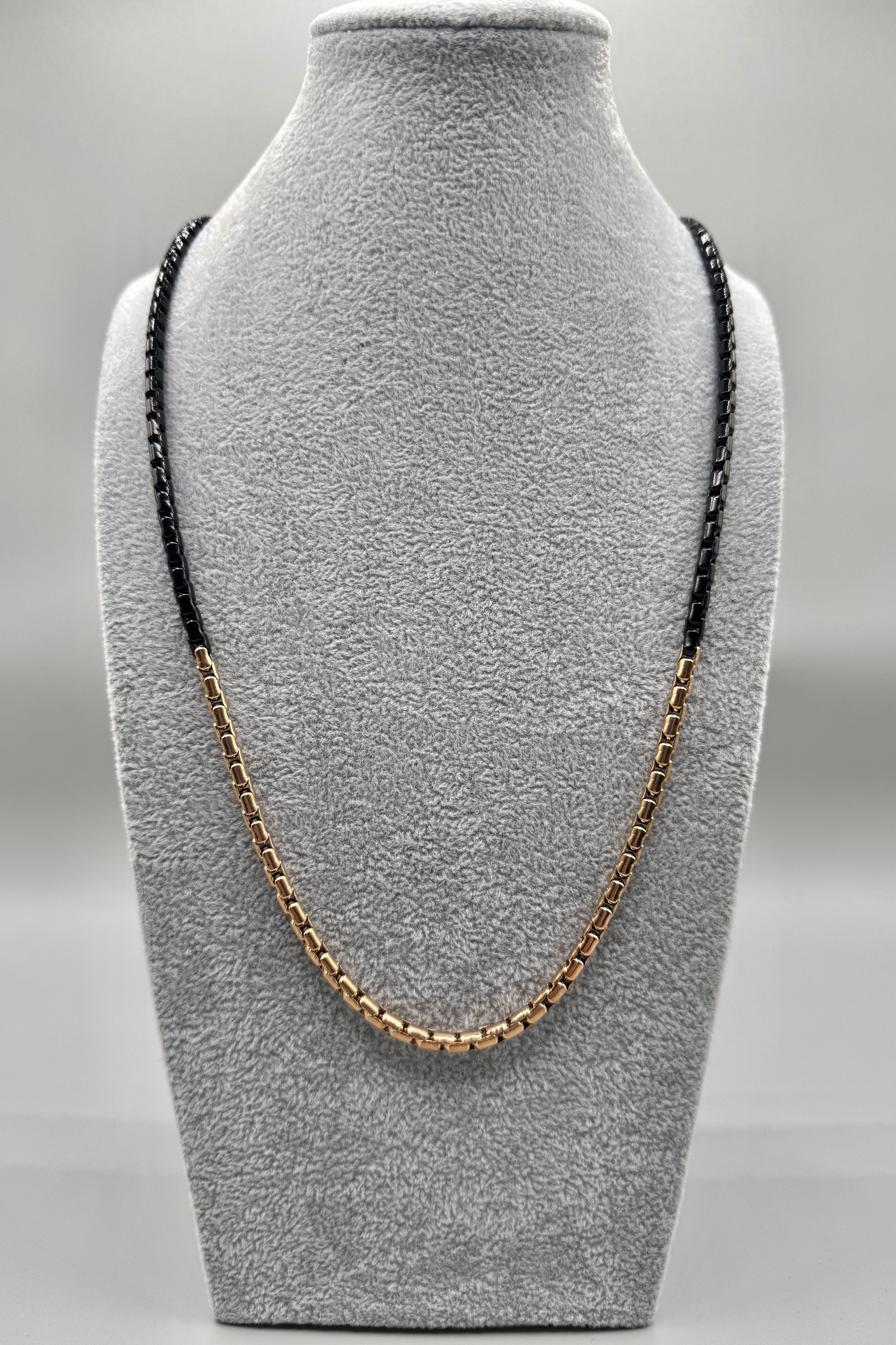 Collana Uomo Acciaio Bicolore Art.N22035