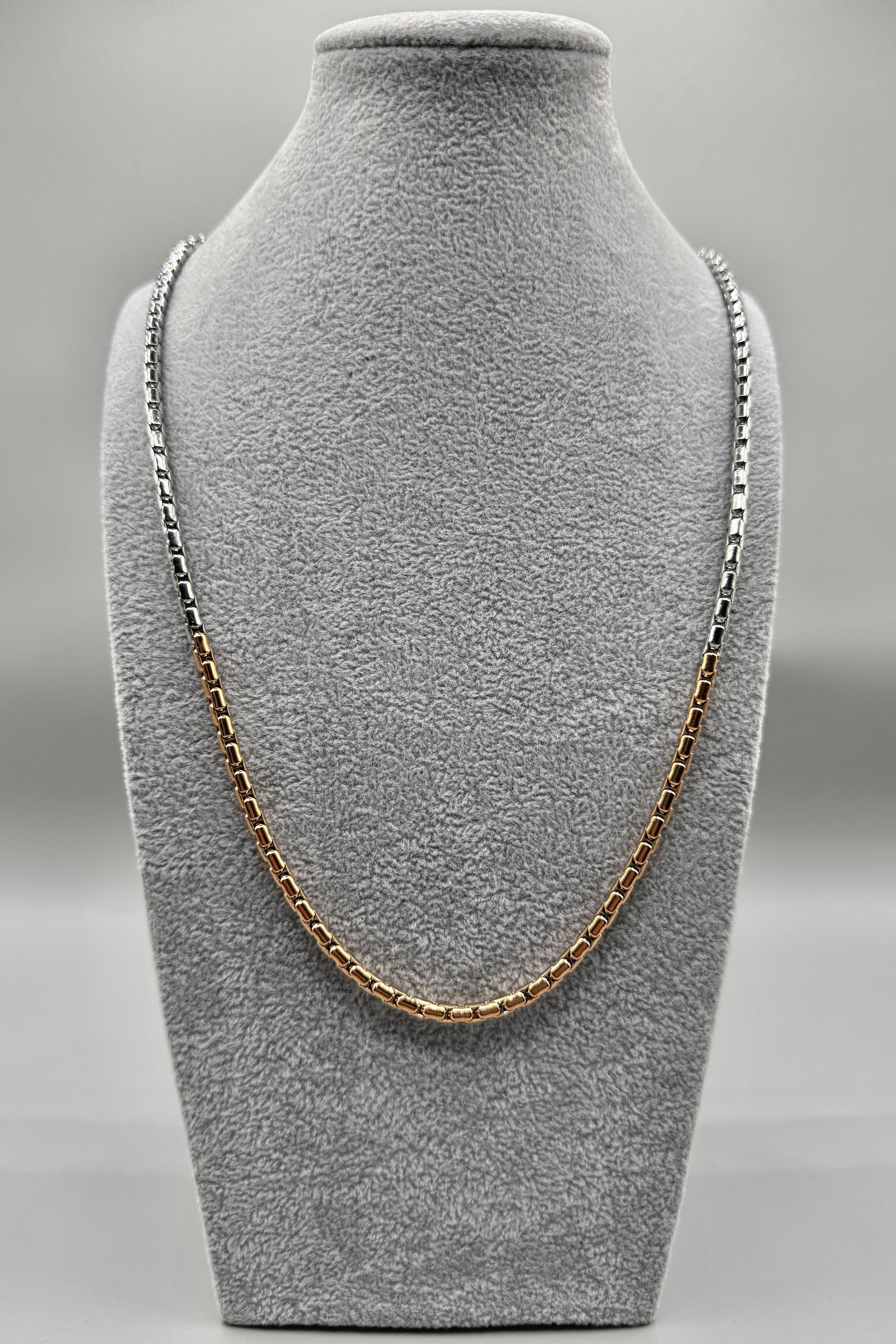 Collana Uomo Acciaio Bicolore Art.N22034