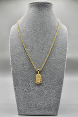 Collana Funetta 3 mm Con Ciondolo Gesù Argento 925