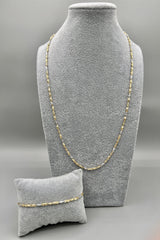 Completo Collana + Bracciale Bicolore Argento925