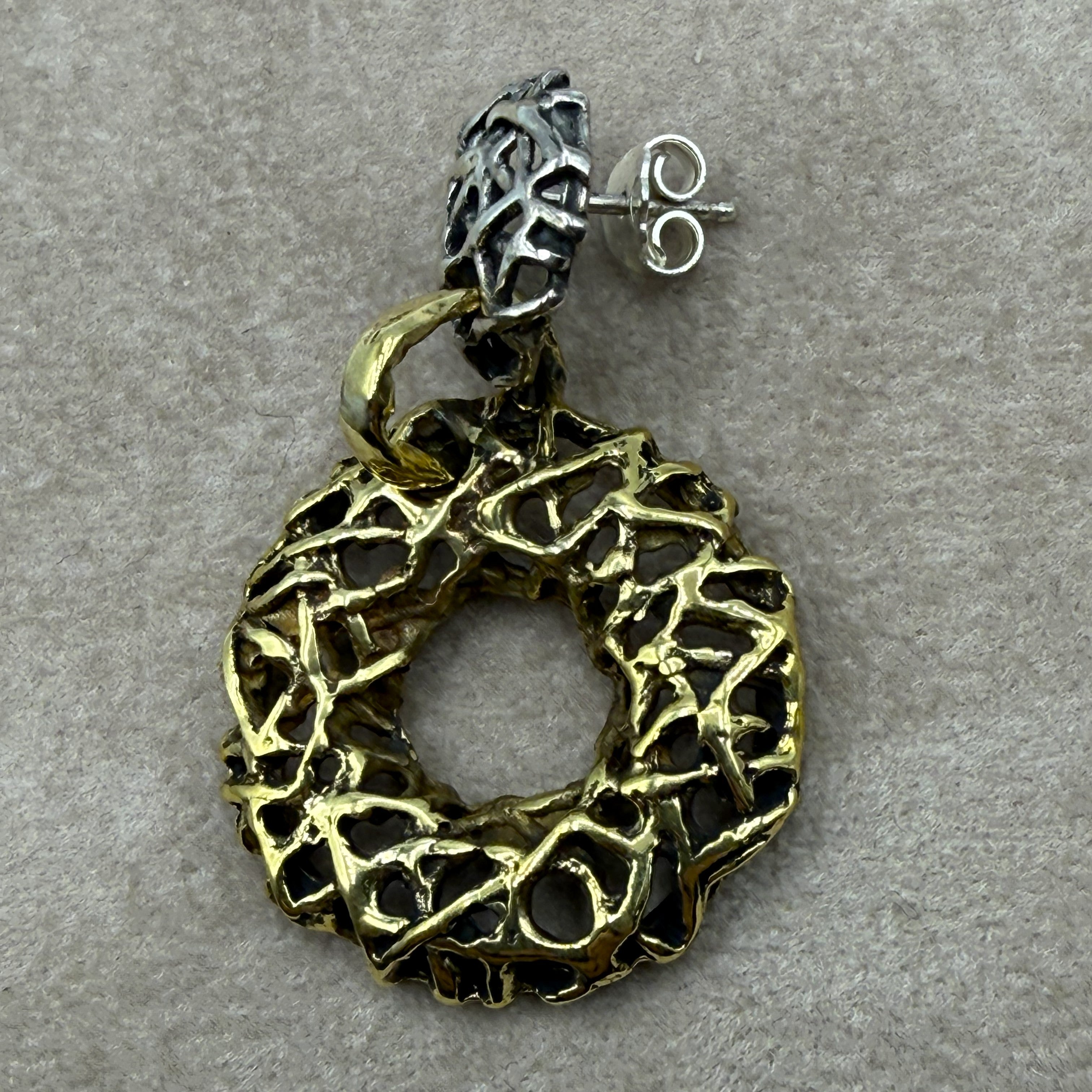 Orecchini Argento 925 Con Intreccio 052