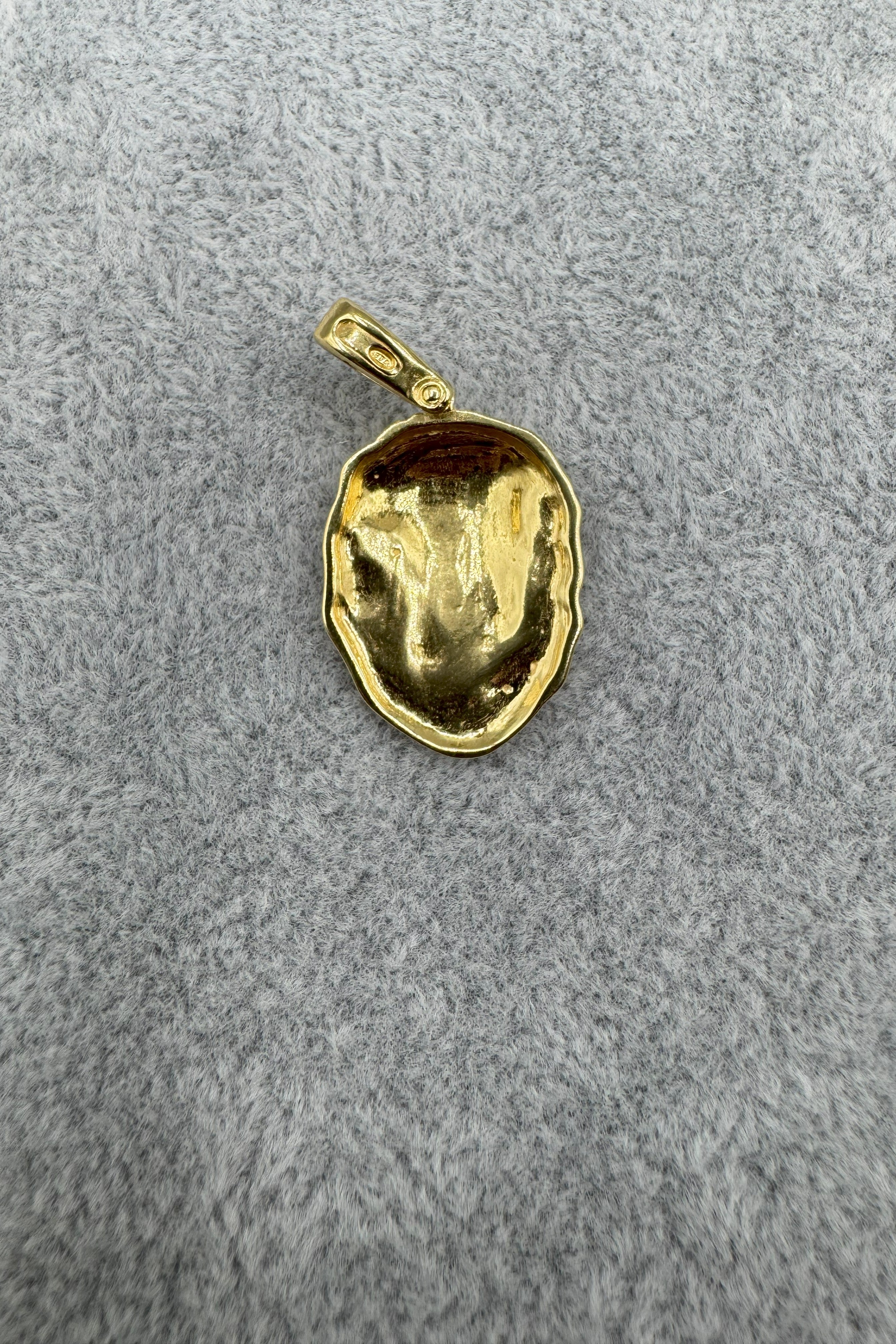Ciondolo Gesù Argento925 Dorato