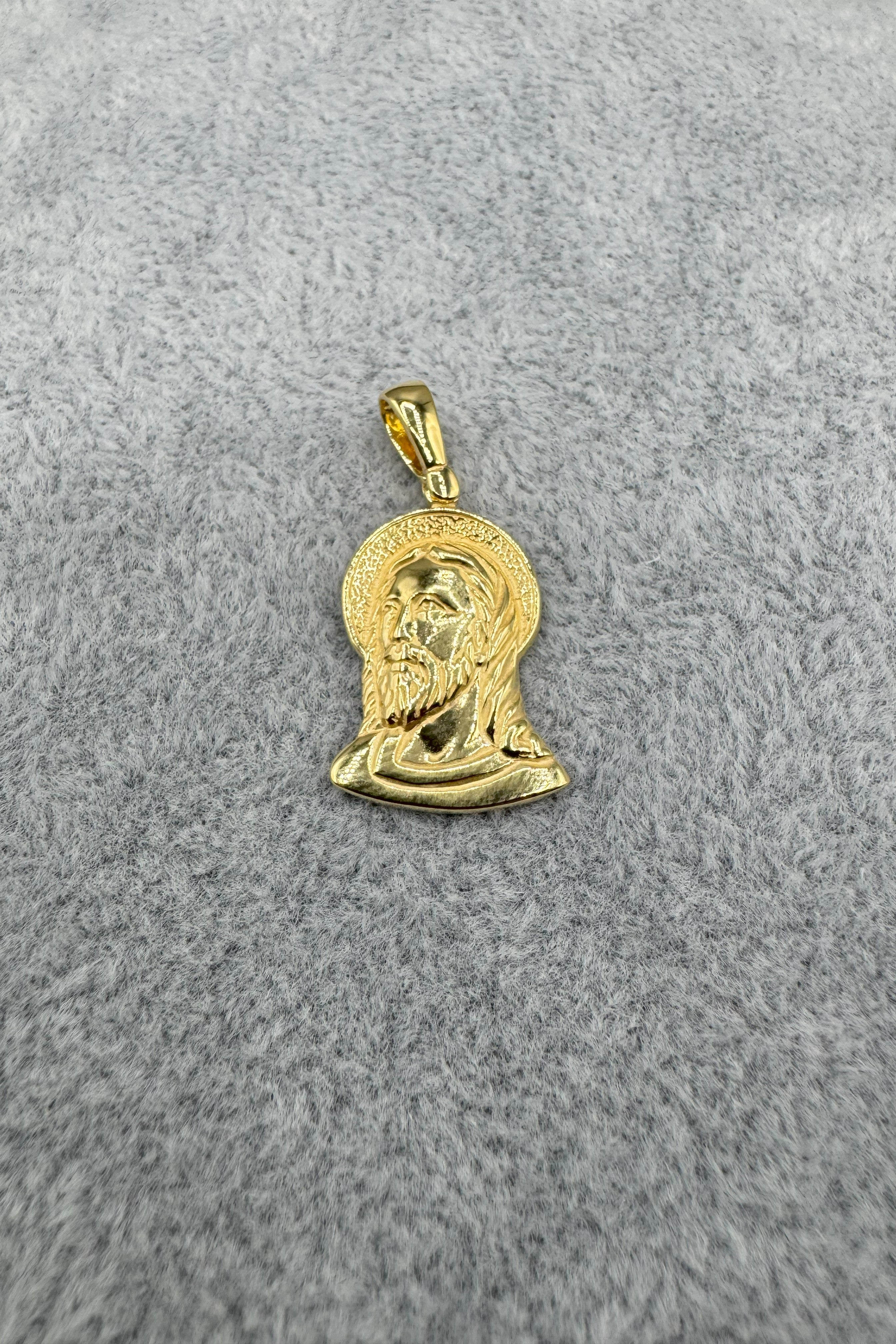 Ciondolo Gesù Argento925 Dorato