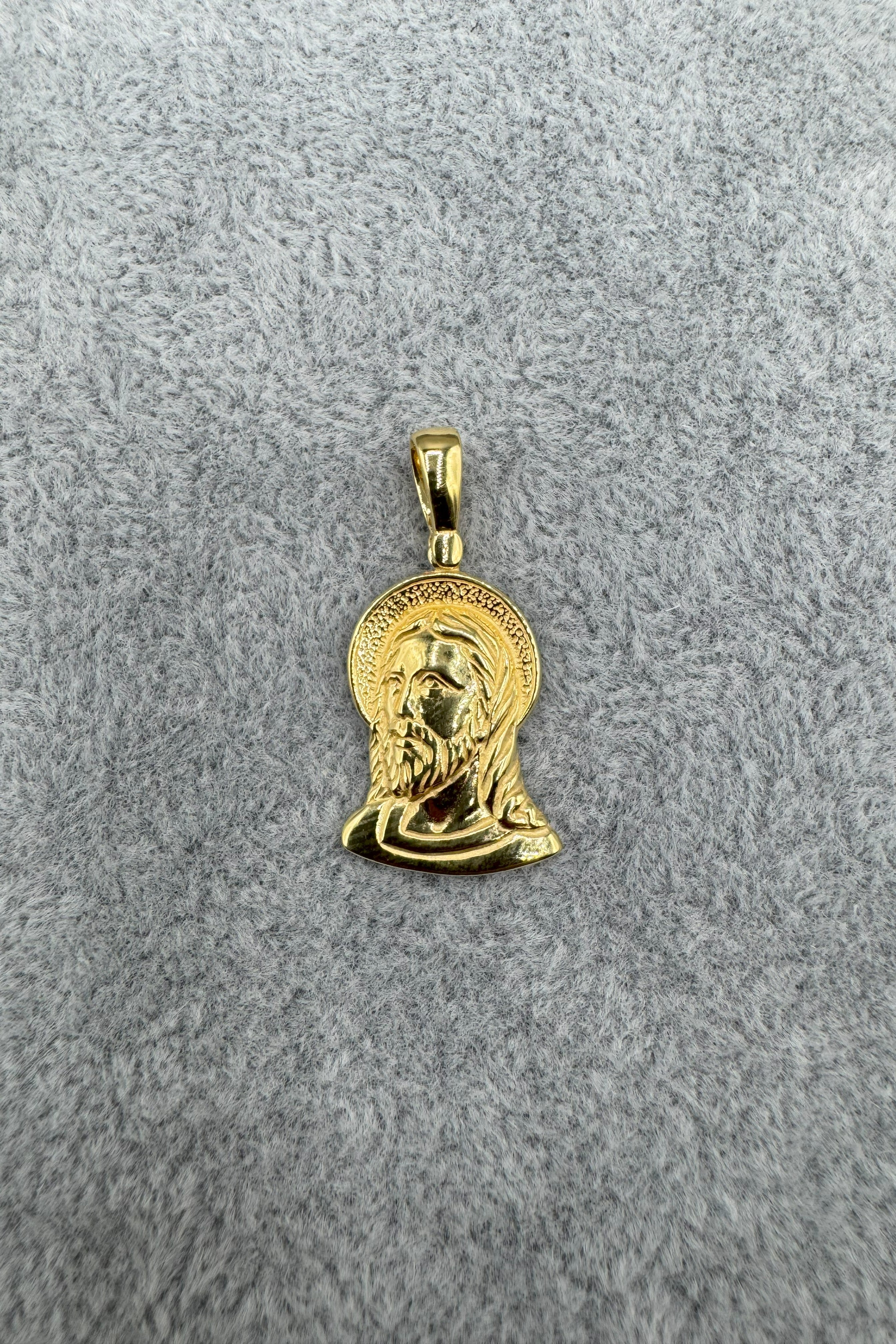 Ciondolo Gesù Argento925 Dorato