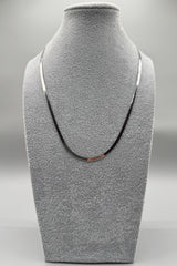 Collana In Argento 925 Piattina e Reversibile