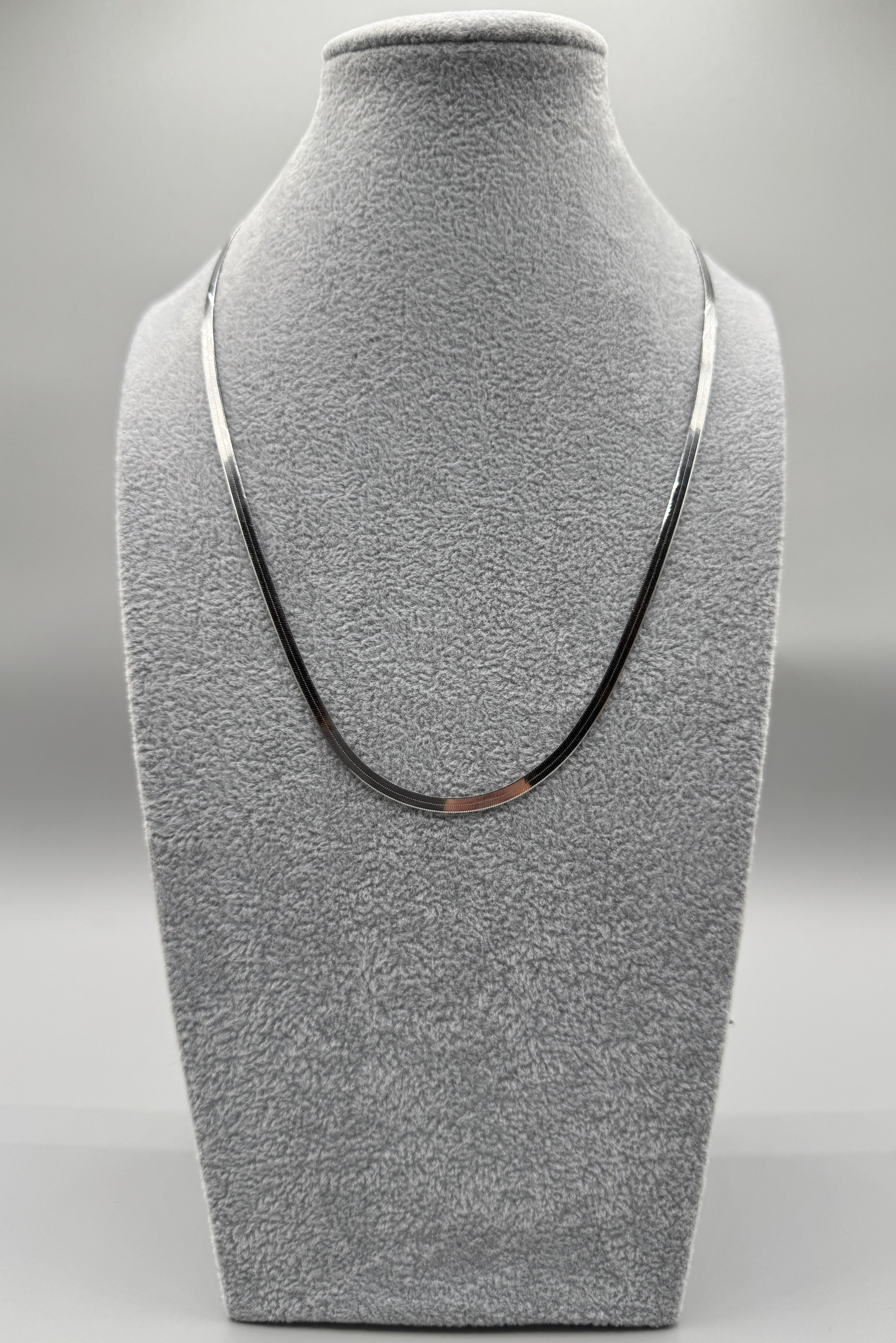 Collana In Argento 925 Piattina e Reversibile