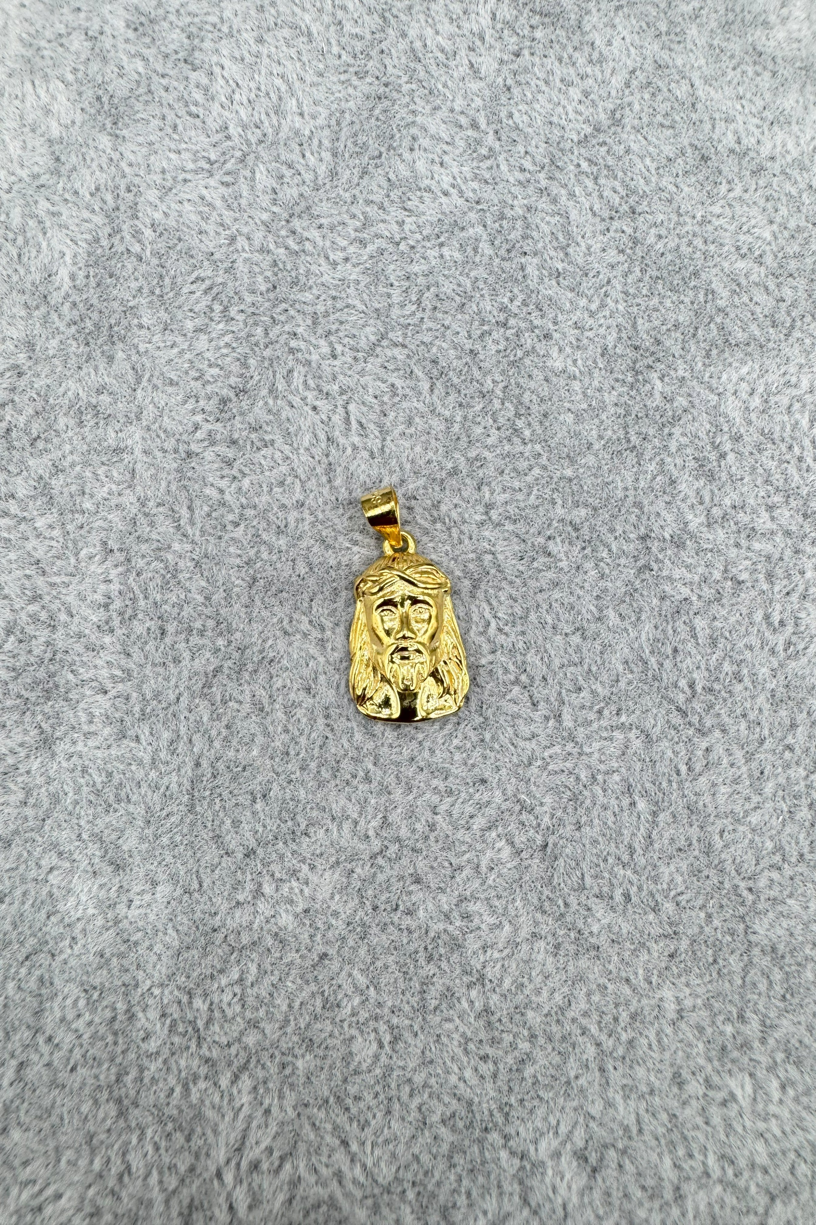 Ciondolo Gesù Argento925 Dorato