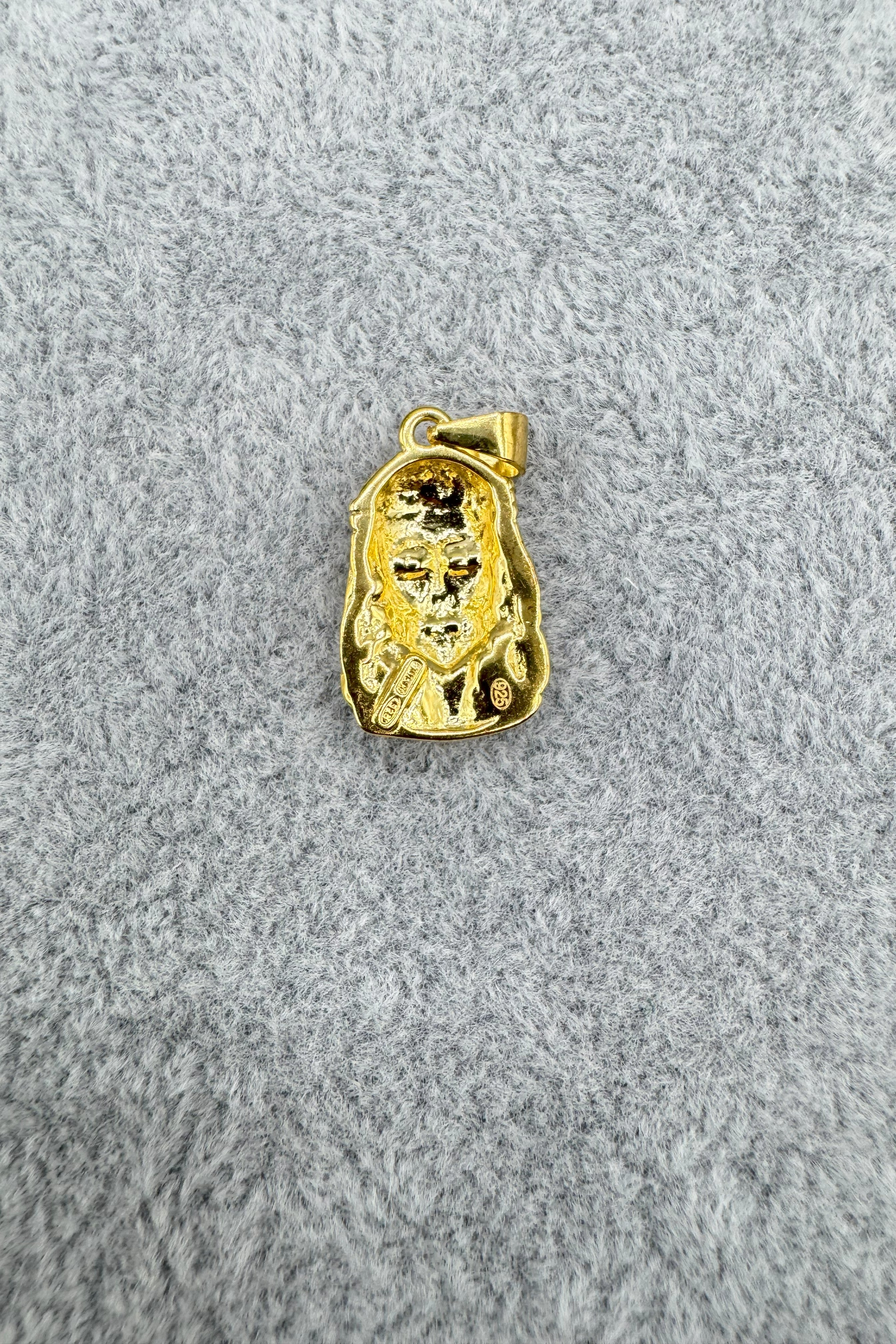 Ciondolo Gesù Argento925 Dorato