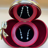 Cofanetto A Sfera Per Gioielli Con Rosa Eterna