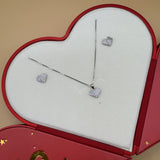 Cofanetto a Forma di Cuore Per Gioielli Vari Colori