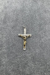 Ciondolo Dorato Crocifisso Argento925