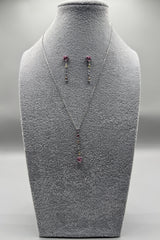 Completo Collana + Orecchini Cuore Pendente Argento925