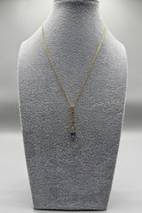 Collana Argento925 Dorato Con Cuore Pendente e Zirconi