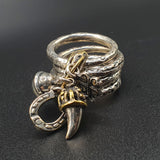 Anello In Argento 925 Quattro Fasce Chiama Fortuna A206